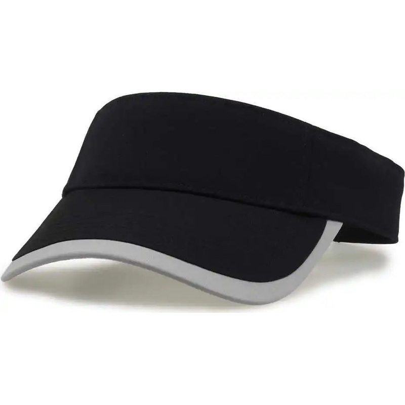 The Game GB463 Gamechanger Visor with Bill Tipping – Black Gray