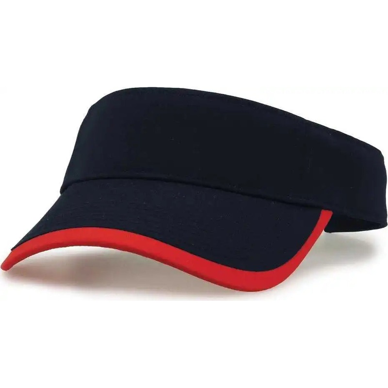 The Game GB463 Gamechanger Visor with Bill Tipping – Navy Red
