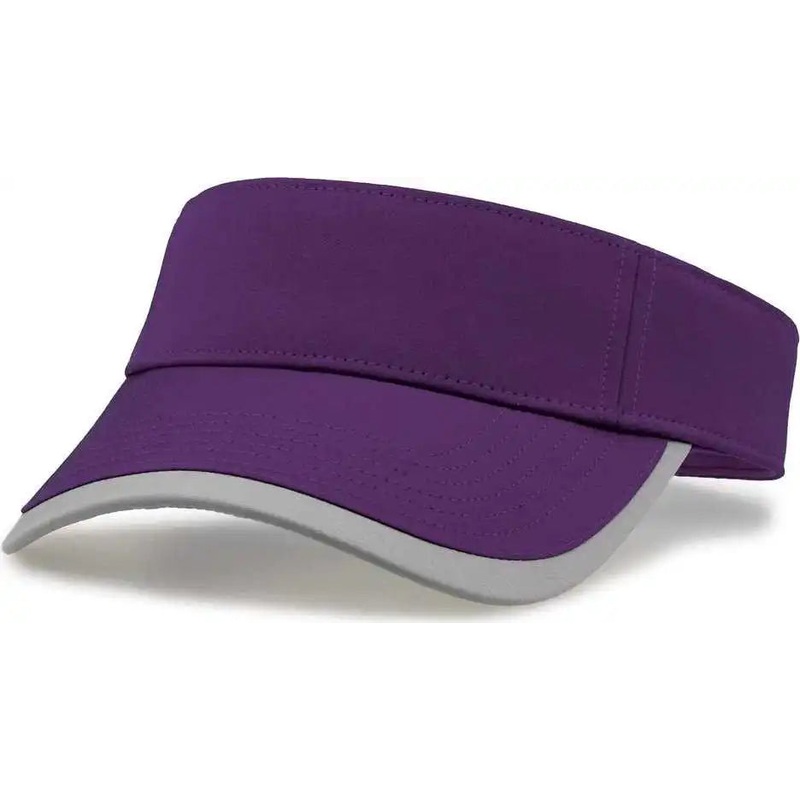 The Game GB463 Gamechanger Visor with Bill Tipping – Purple Gray