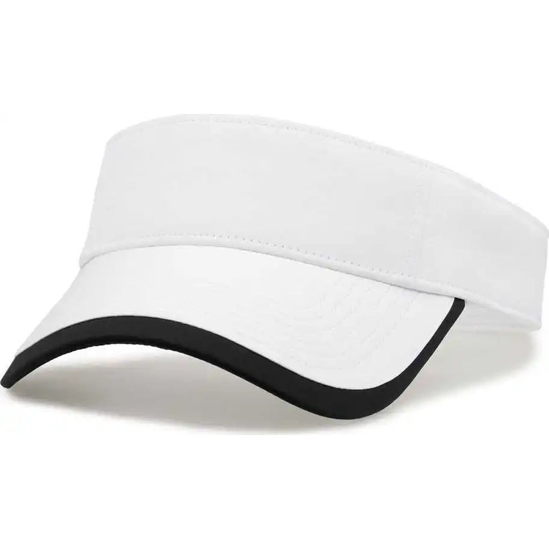The Game GB463 Gamechanger Visor with Bill Tipping – White Black