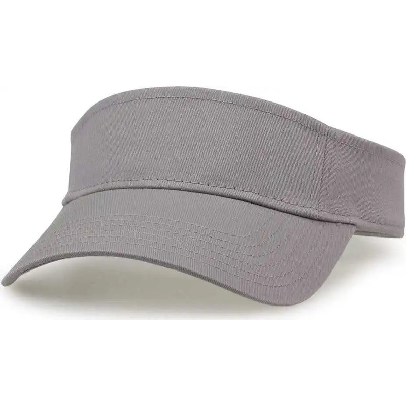 The Game GB464 Cotton Twill Visor – Gray