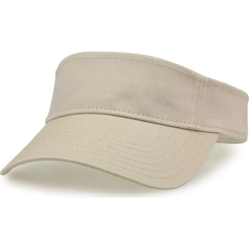 The Game GB464 Cotton Twill Visor – Stone