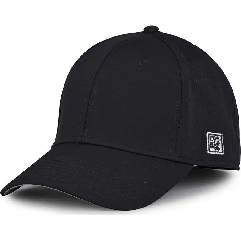 The Game GB904 Precurved Perforated Gamechanger Cap – Black