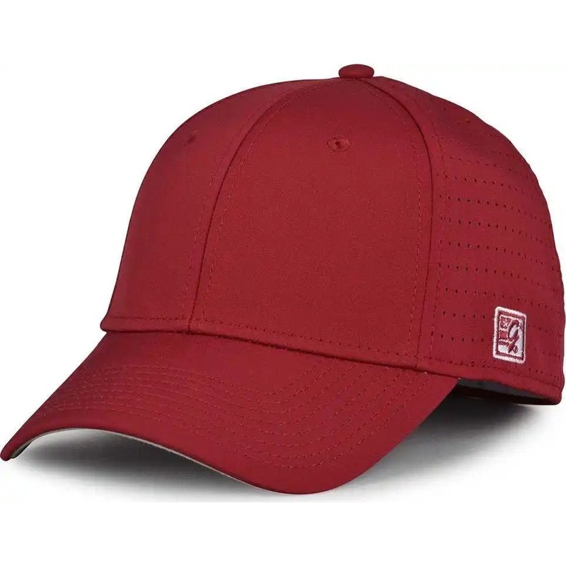 The Game GB904 Precurved Perforated Gamechanger Cap – Cardinal