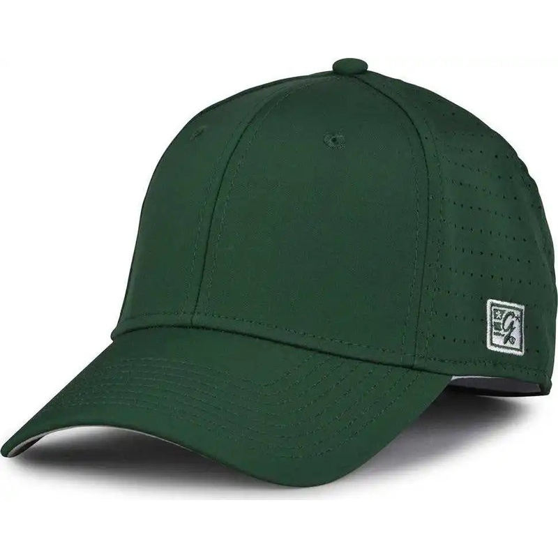 The Game GB904 Precurved Perforated Gamechanger Cap – Dark Green