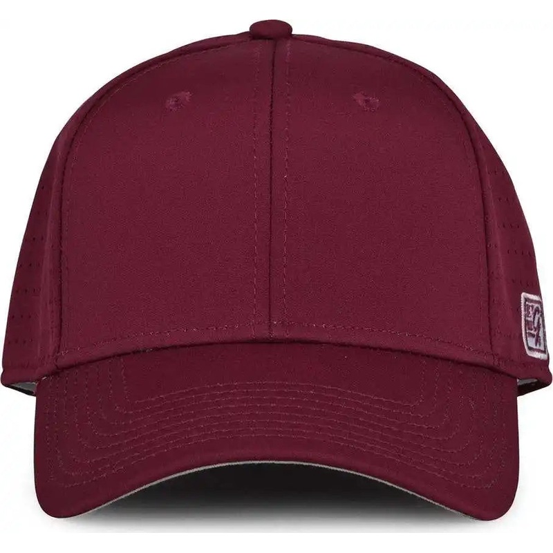 The Game GB904 Precurved Perforated Gamechanger Cap – Dark Maroon