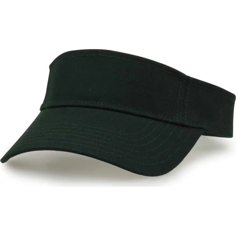 The Game GB464 Cotton Twill Visor – Dark Green