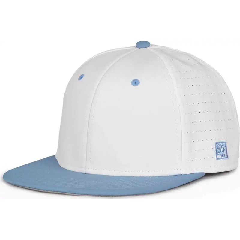 The Game GB998 Perforated GameChanger Cap – White Columbia Blue