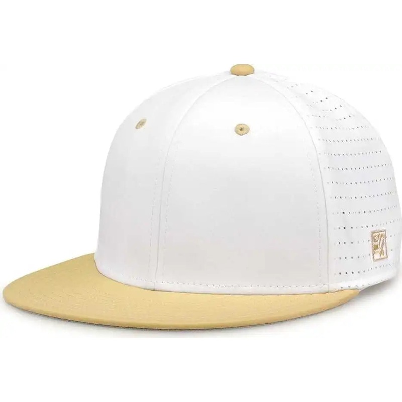 The Game GB998 Perforated GameChanger Cap – White Vegas Gold
