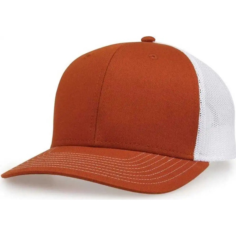 The Game GB452E Everyday Trucker Cap – Texas Orange White