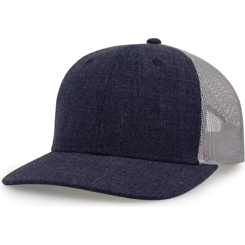 The Game GB452H Heather Everyday Trucker Cap – Navy