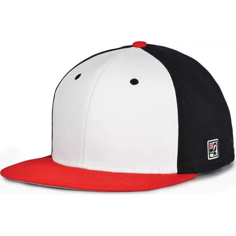 The Game GB999 Low Pro Perforated GameChanger Cap – White Black Red