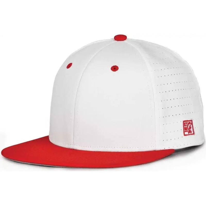The Game GB999 Low Pro Perforated GameChanger Cap – White Red