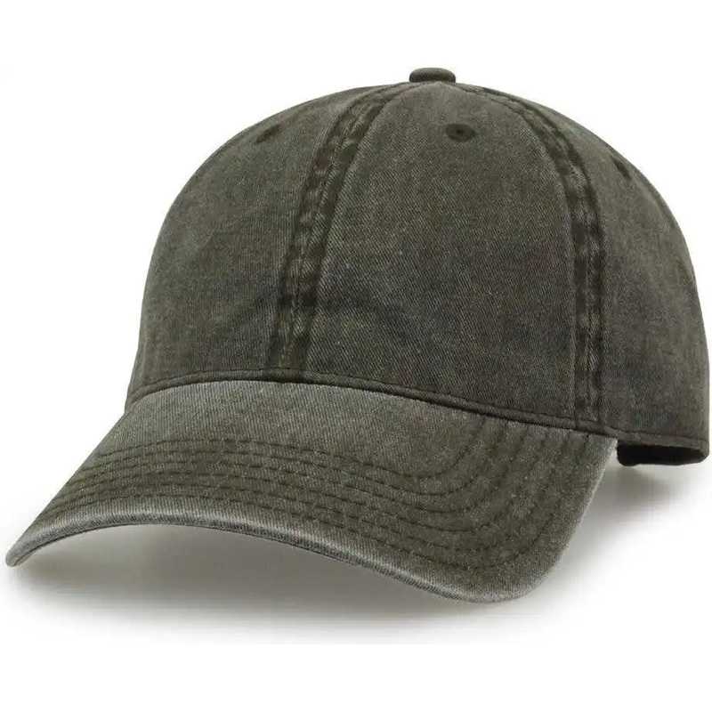 The Game GB465 Pigment Dyed Twill Cap – Army Green