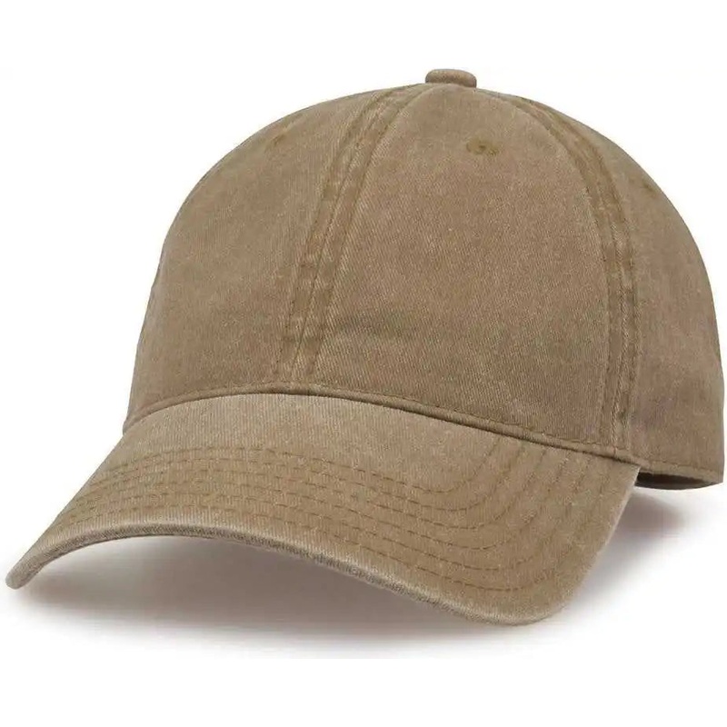 The Game GB465 Pigment Dyed Twill Cap – Kahki