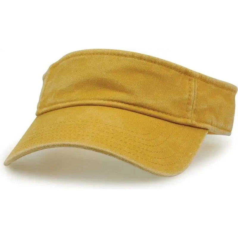 The Game GB466 Pigment Dyed Twill Visor – Mustard