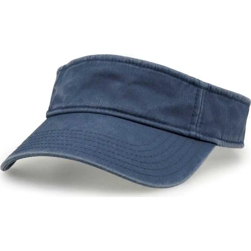 The Game GB466 Pigment Dyed Twill Visor – Navy