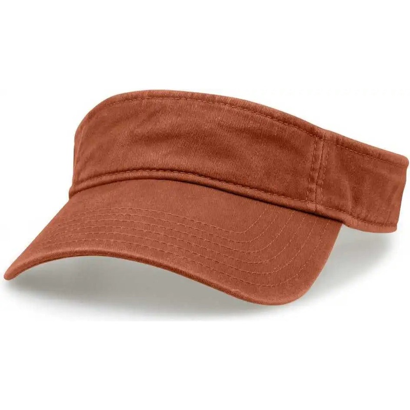 The Game GB466 Pigment Dyed Twill Visor – Texas Orange