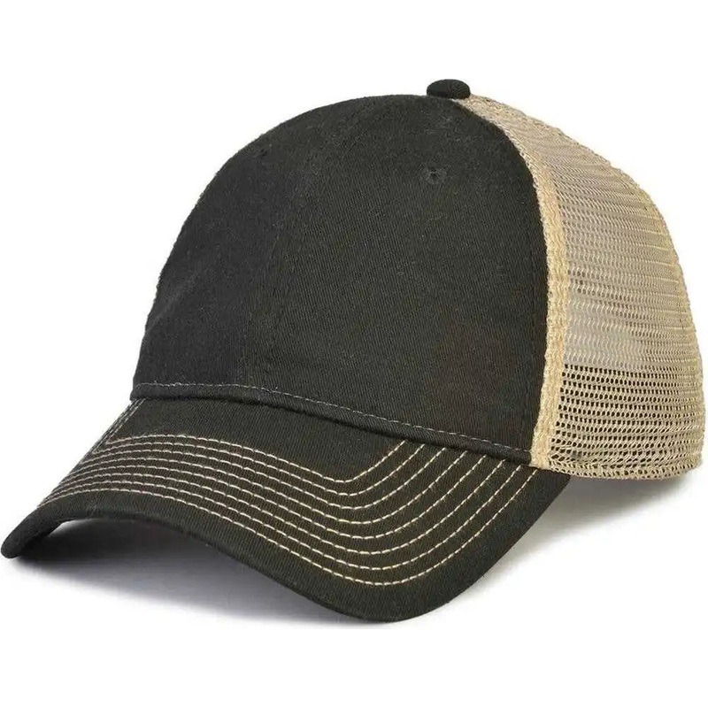 The Game GB880 Soft Trucker Cap – Black Khaki