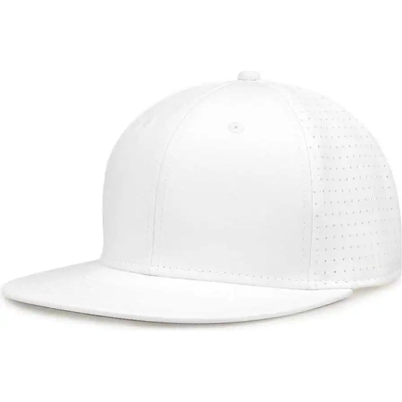The Game GB906 Perforated GameChanger Snapback Cap – White