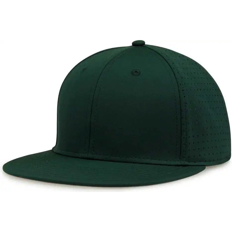 The Game GB906Y Youth Perforated GameChanger Snapback Cap – Dark Green