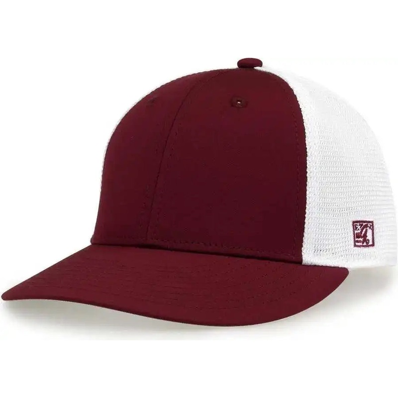 The Game GB483 On-Field GameChanger with Diamond Mesh Cap – Dark Maroon