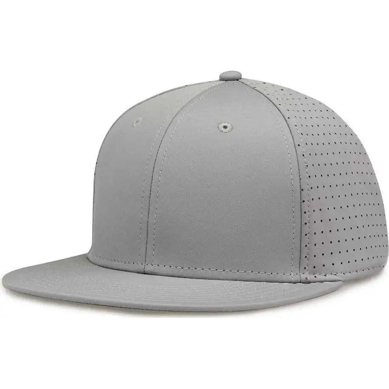 The Game GB906Y Youth Perforated GameChanger Snapback Cap – Gray