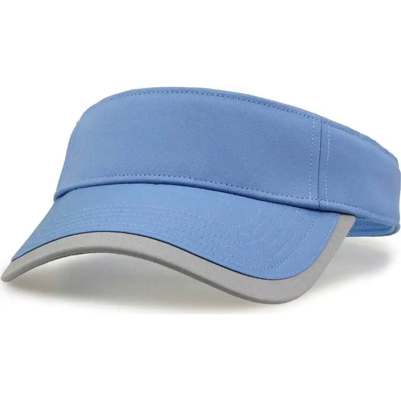 The Game GB463 Gamechanger Visor with Bill Tipping – Columbia Blue Gray
