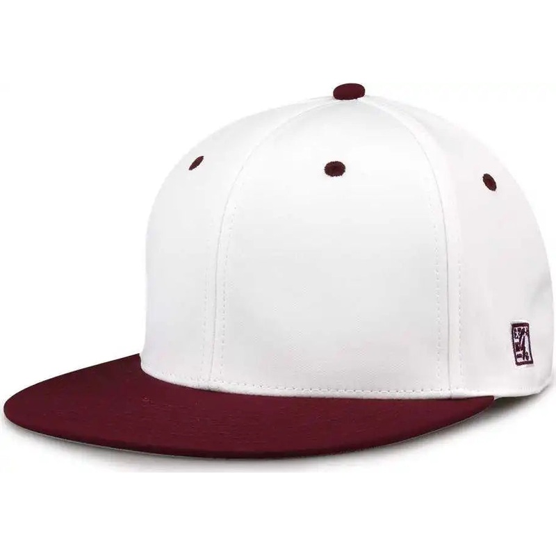 The Game GB997 Pro Shape GameChanger Cap – White Dark Maroon