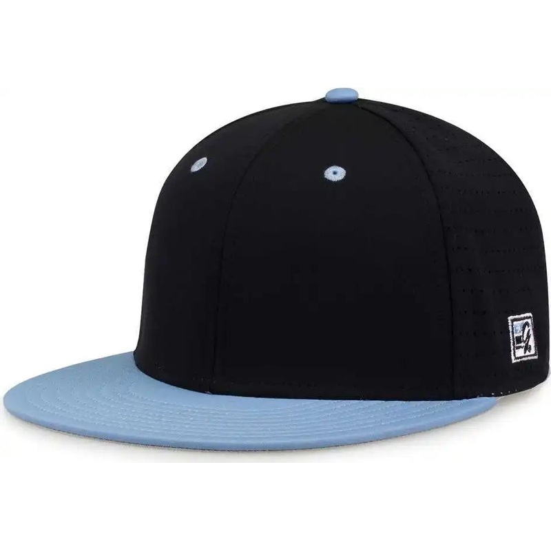The Game GB998 Perforated GameChanger Cap – Black Columbia Blue
