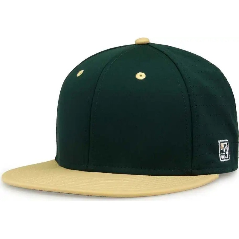 The Game GB998 Perforated GameChanger Cap – Dark Green Vegas Gold