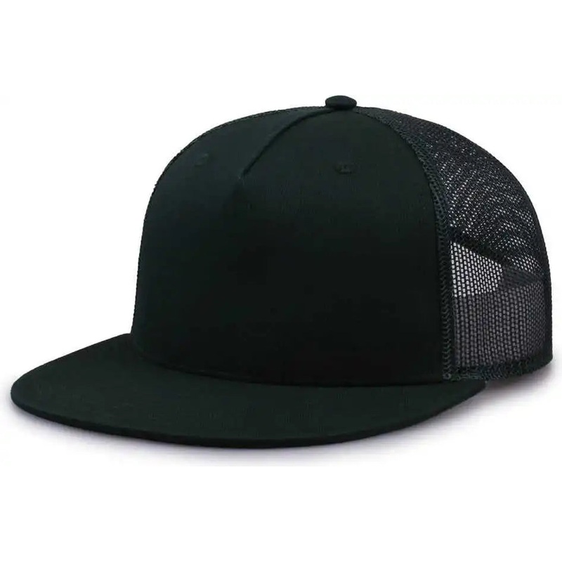 The Game GB452F Five Panel Everyday Trucker Cap – Dark Green