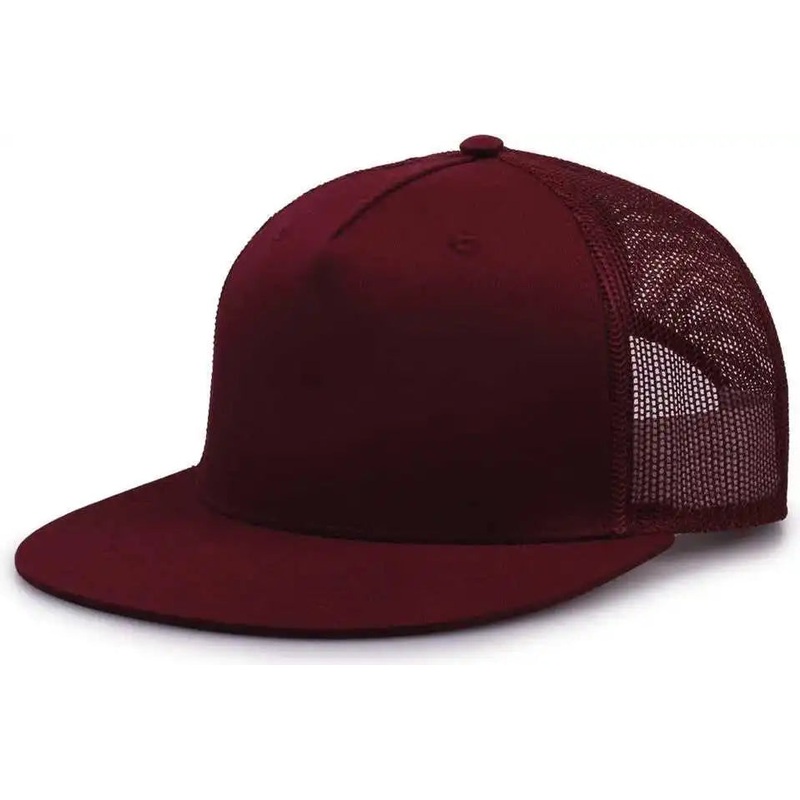 The Game GB452F Five Panel Everyday Trucker Cap – Maroon