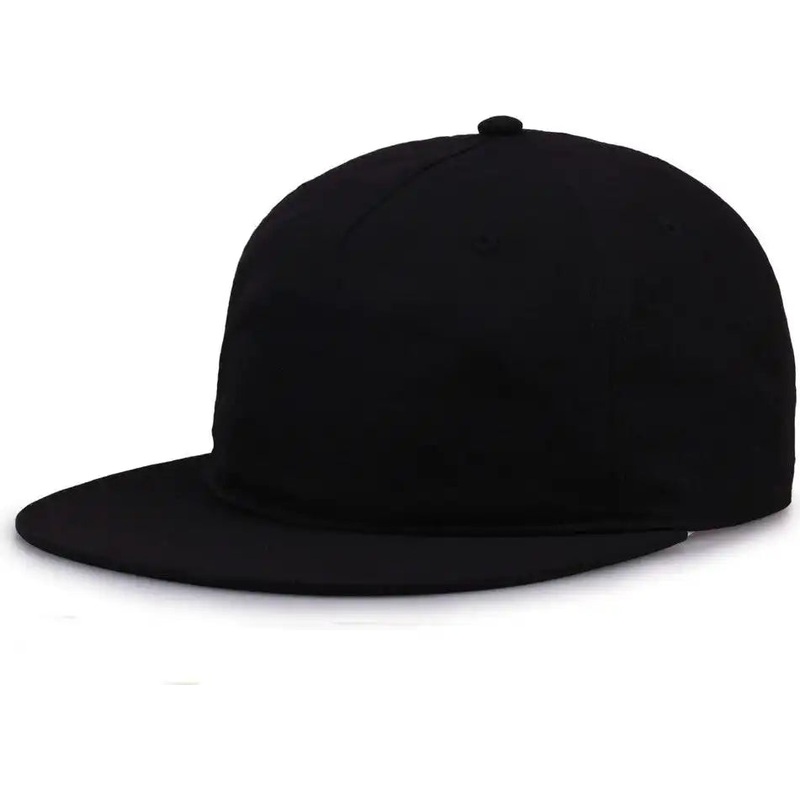 The Game GB501 5 Panel Poly Snapback Cap – Black