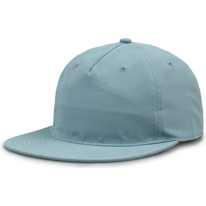The Game GB501 5 Panel Poly Snapback Cap – Blue Surf