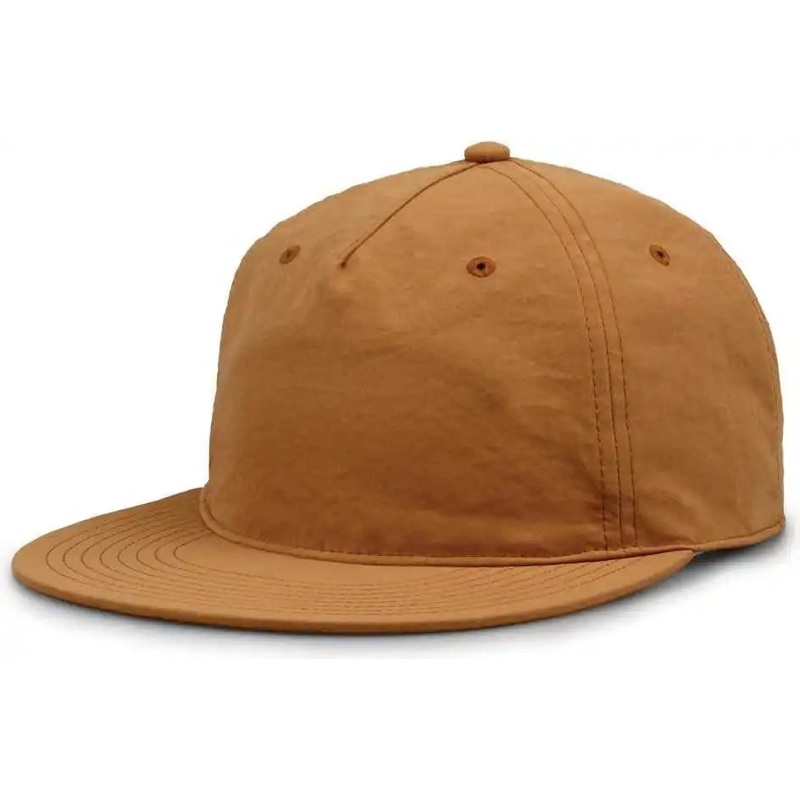 The Game GB501 5 Panel Poly Snapback Cap – Copper