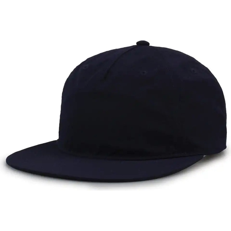 The Game GB501 5 Panel Poly Snapback Cap – Navy