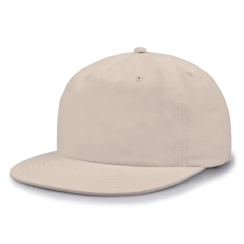 The Game GB501 5 Panel Poly Snapback Cap – Tan
