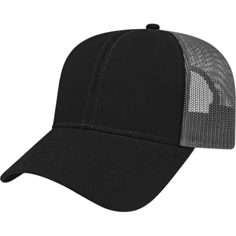 Cap America I3025 Two Tone Mesh Back Cap – Black Charcoal