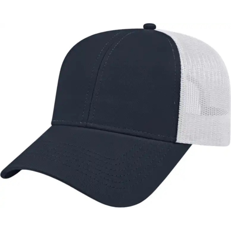 Cap America I3025 Two Tone Mesh Back Cap – Navy White