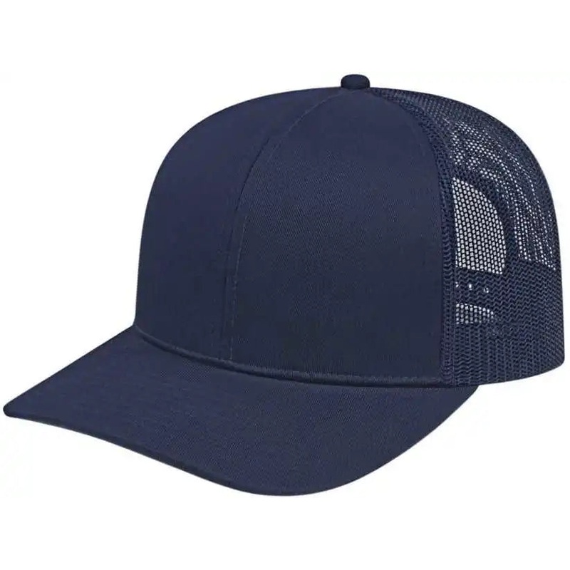Cap America I3038 Poly/Cotton Mesh Back Cap – Navy