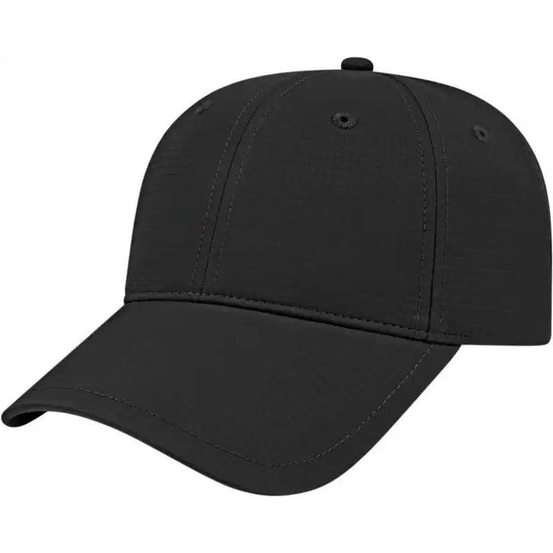 Cap America I7007 Soft Fit Solid Active Wear Cap – Black