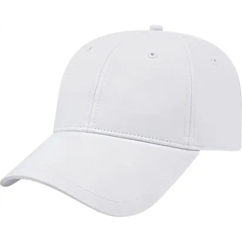 Cap America I7023 Structured Solid Active Wear Cap – White