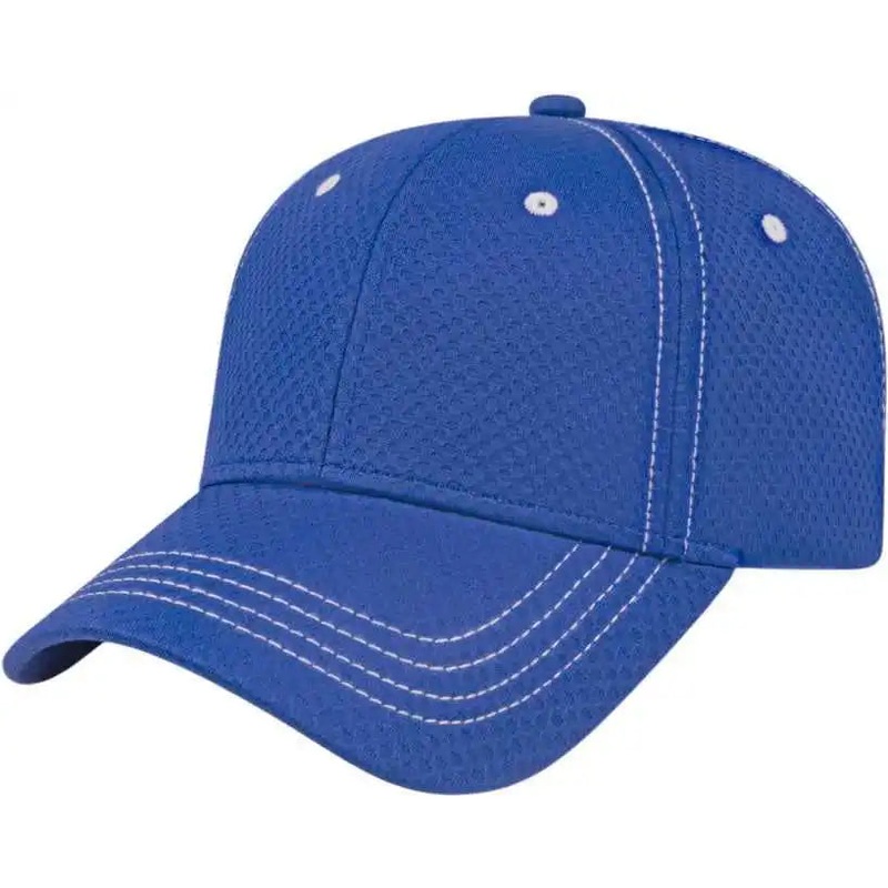 Cap America I7024 Soft Textured Polyester Mesh Cap – Royal