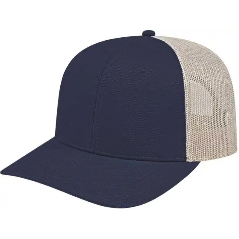 Cap America I3038 Poly/Cotton Mesh Back Cap – Navy Stone