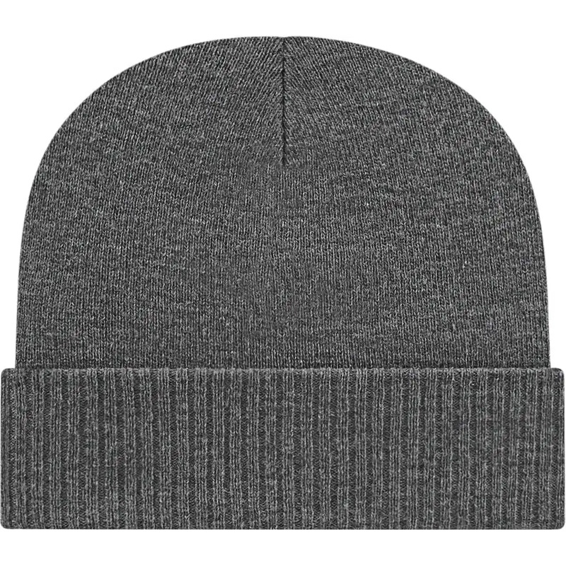 Cap America ik22 Knit Cap with Ribbed Cuff Beanie – Dark Heather