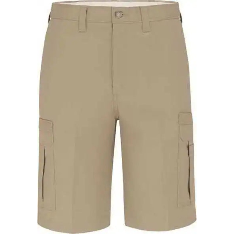 Dickies LR42EXT Premium 11 Industrial Cargo Shorts – Extended Sizes – Desert Sand