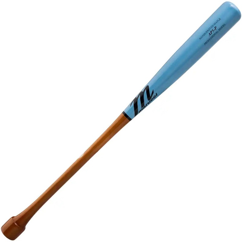 Marucci AP5 Pro Model Puck Knob Maple Wood Bat MVEPUCKAP5 – Honey Baby Blue