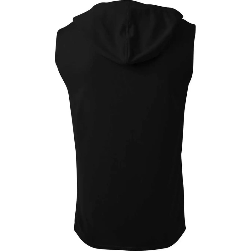 A4 NB3410 Youth Sleeveless Hooded T-Shirt – Black