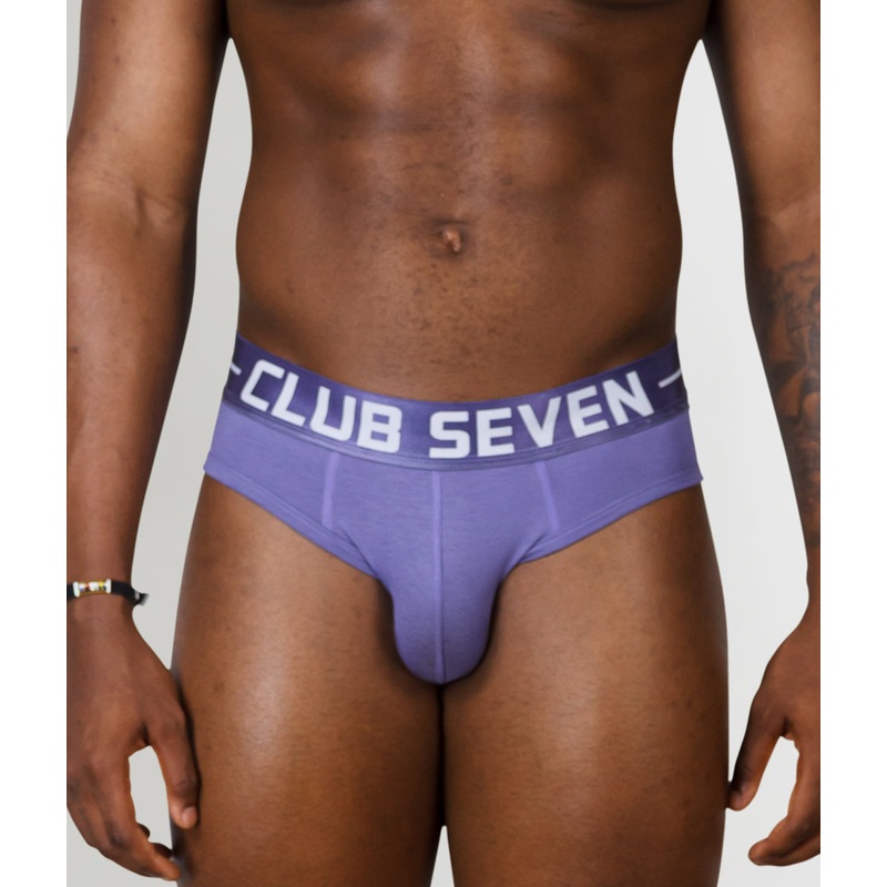 Club Seven LUXE Cotton Brief Passion Purple